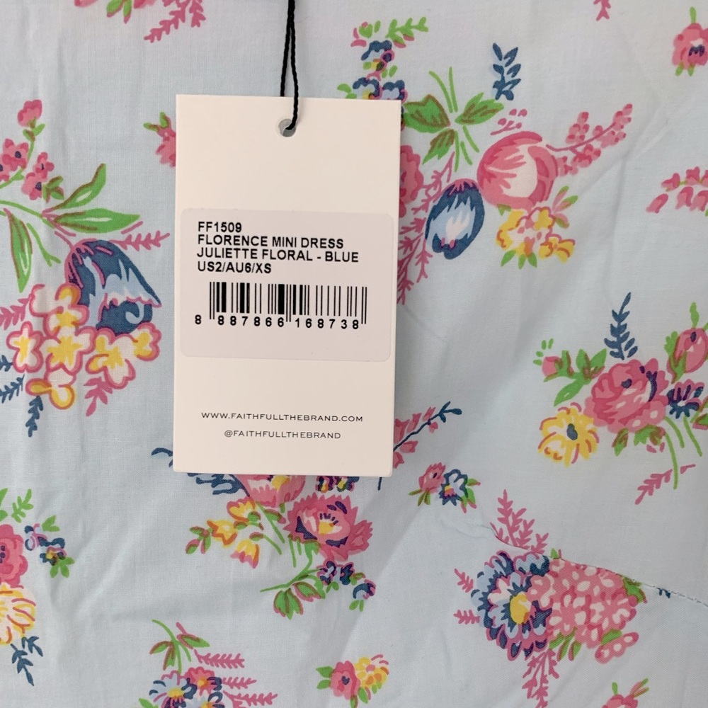Faithfull The Brand Florence mini dress (NWT) - Picture 8 of 8
